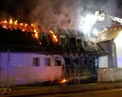Brand beim TV Stammheim
