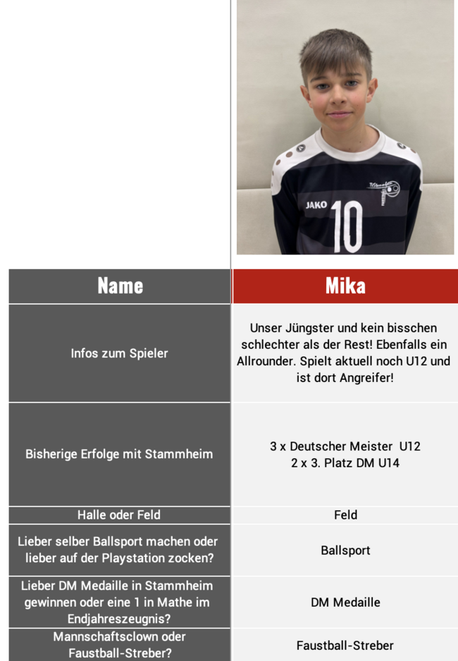 Die männliche U14 des TV Stammheim