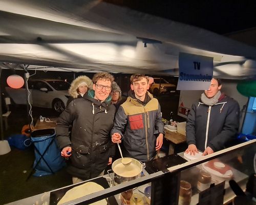 TV Jugendabteilung auf dem Weihnachtsmarkt