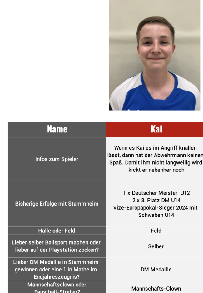 Die männliche U14 des TV Stammheim