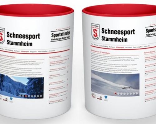 Tasse "Schneesport" frisch eingetroffen