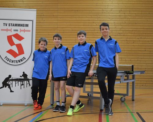 Tischtennis U15 erfolgreicher Derbysieg gegen Zuffenhausen