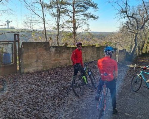 14tägiger MTB-Treff auch am 07.01.2023 mit Sonne