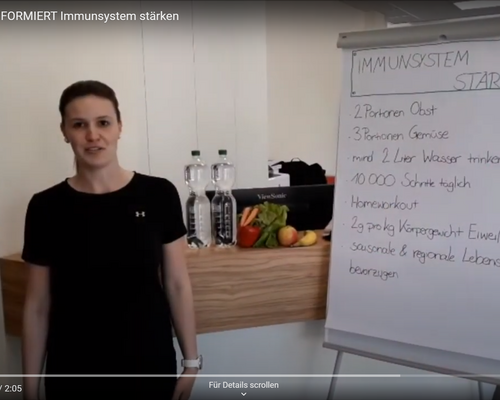  #INFORMIERT 15.4. - Immunsystem stärken