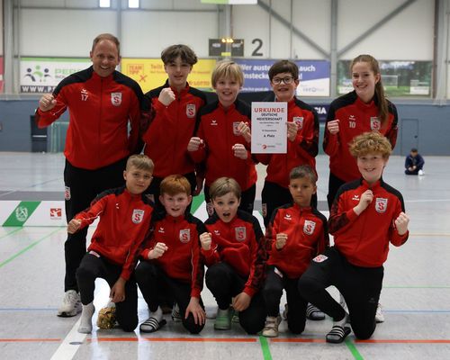 Platz 6 bei U12 DM beschließt Hallensaison
