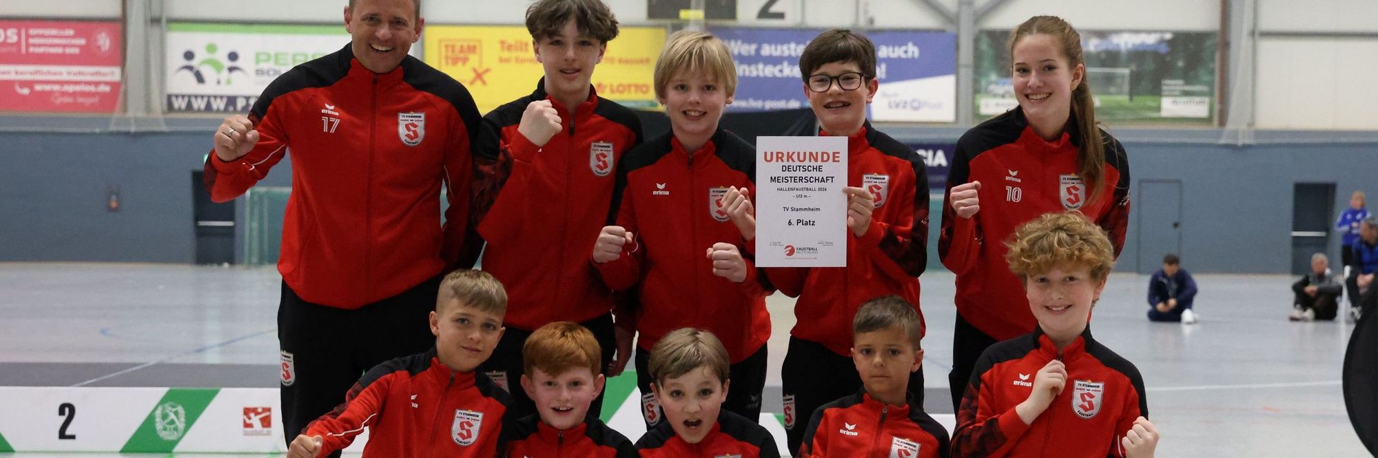 Platz 6 bei U12 DM beschließt Hallensaison
