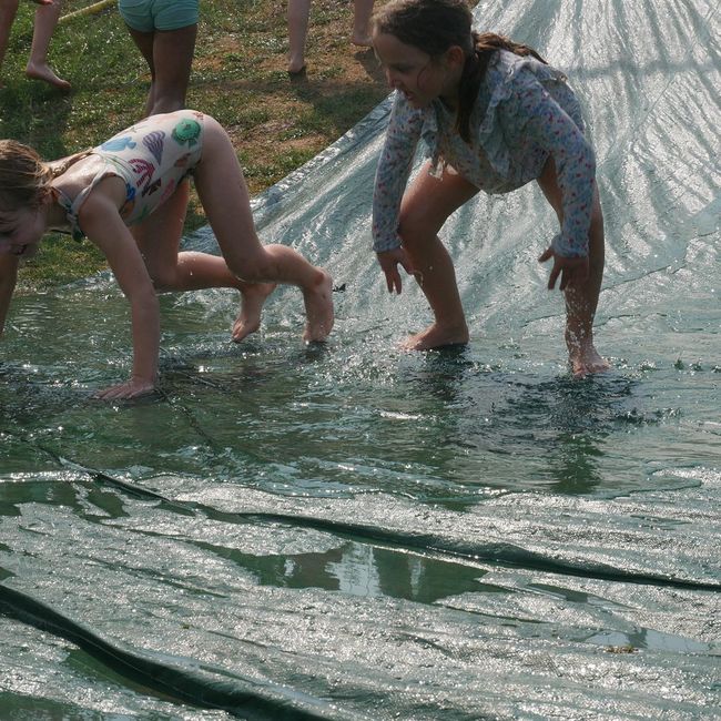 Spieleweise: Wasserrutsche