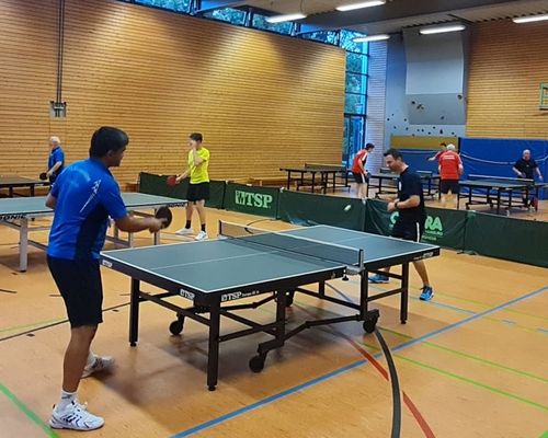 Tischtennis-Putzete und Training