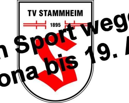 Kein Sport beim TV Stammheim bis 19. April