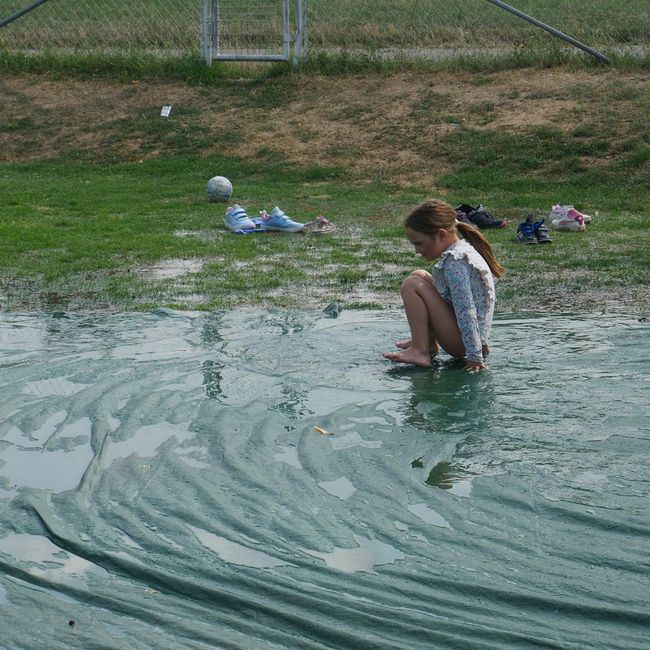 Spieleweise: Wasserrutsche