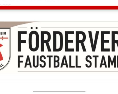 Förderverein Faustball Stammheim unterstützt großzügig